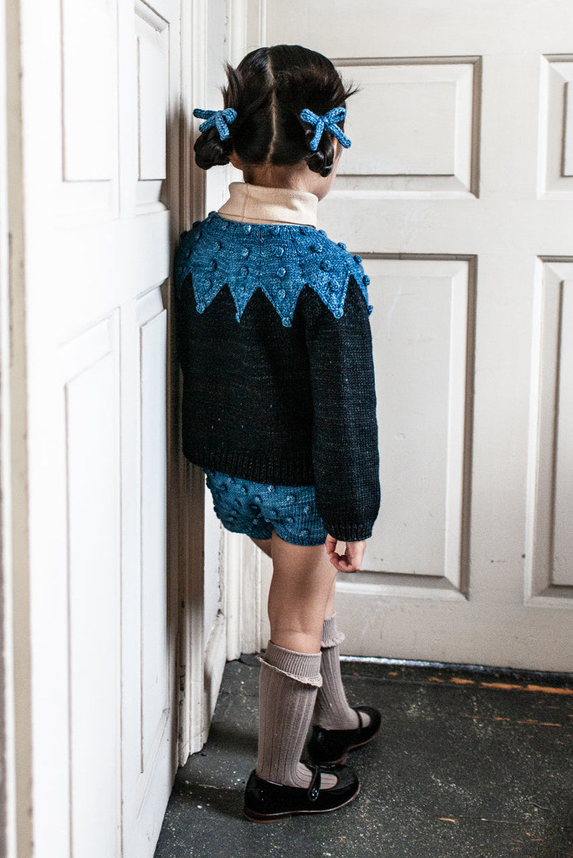 Placed Popcorn Cardigan