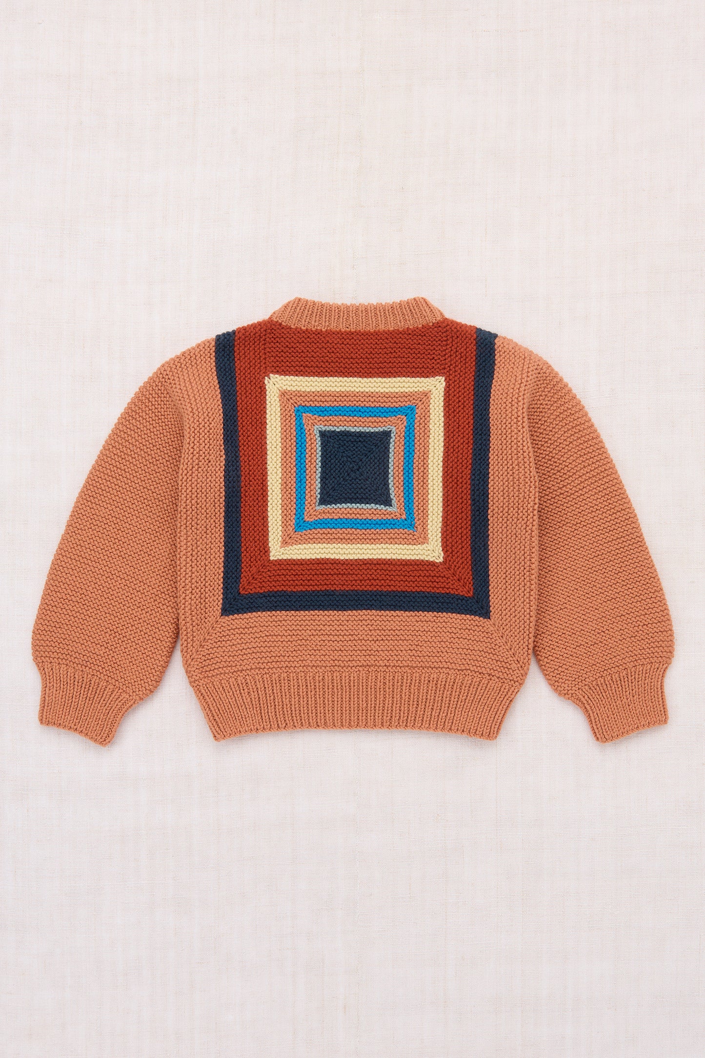 Log Cabin Crewneck Sweater