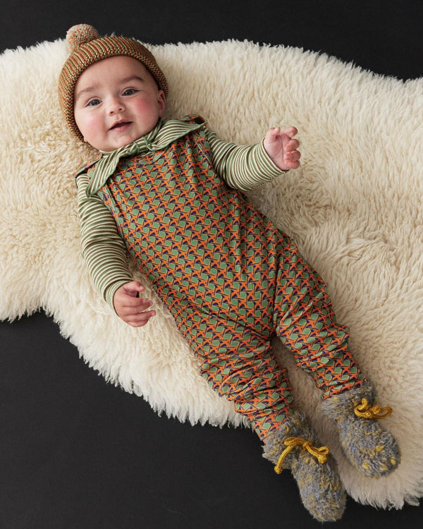 Misha&Puff Rib Overalls Henna Longies-