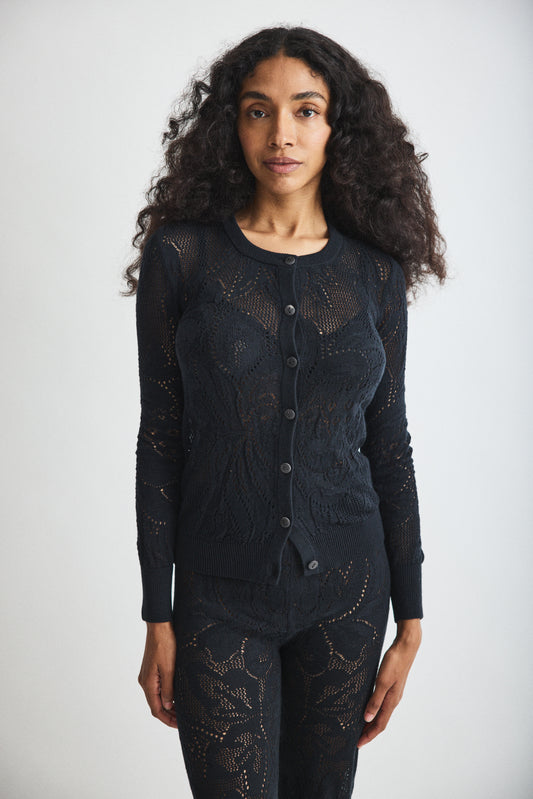 Lace Vignette Cardigan