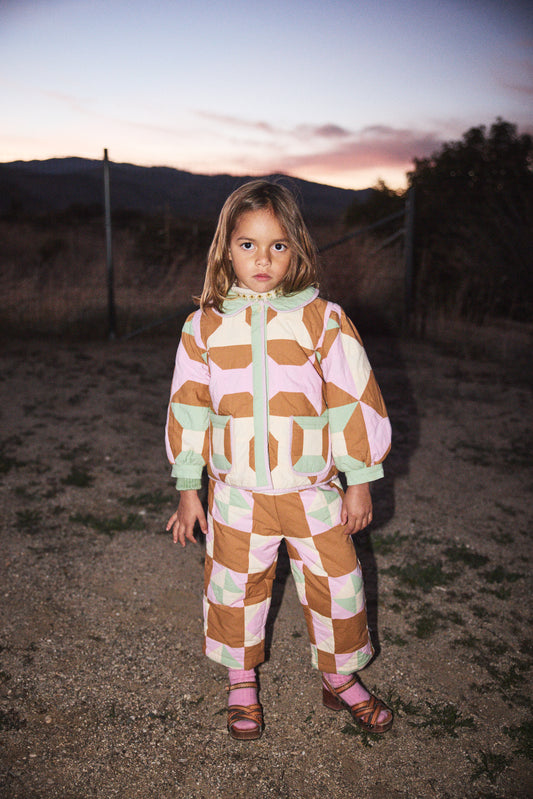 Tammy Quilted Patchwork Trousers