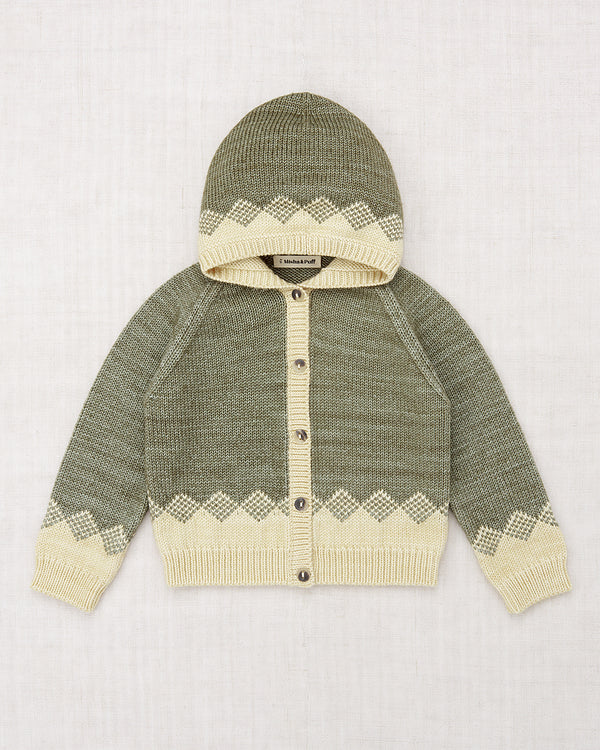 Pinecone Hooded Cardigan - Misha & Puff