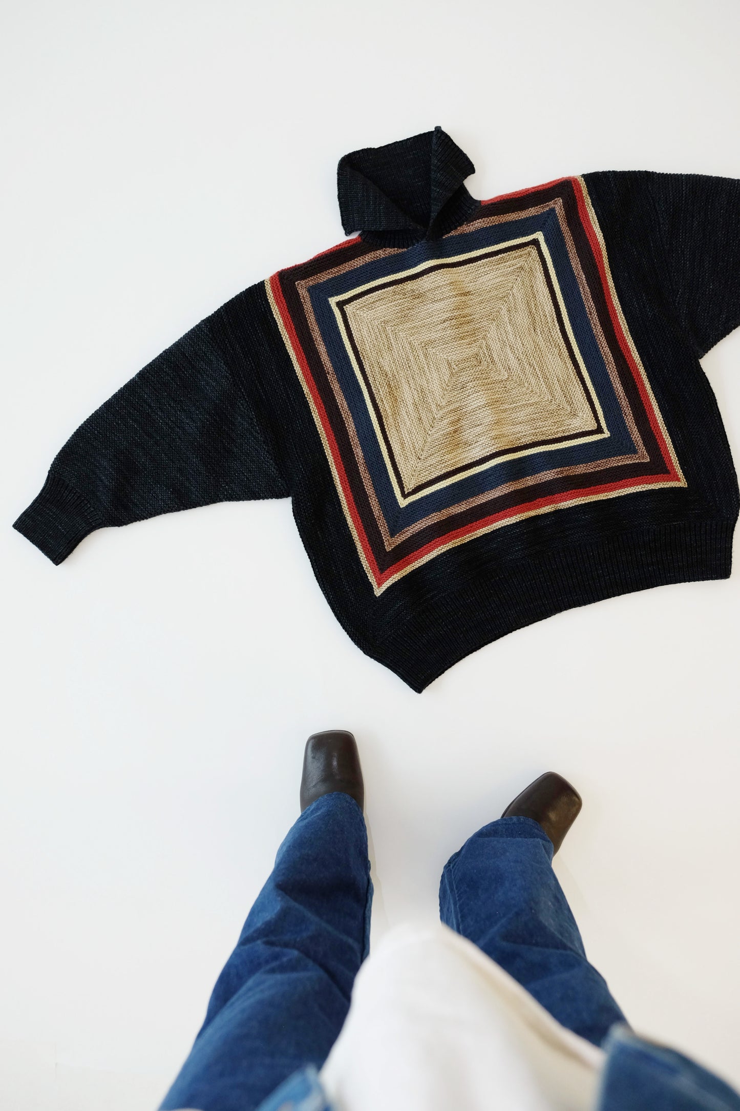 Log Cabin Sweater