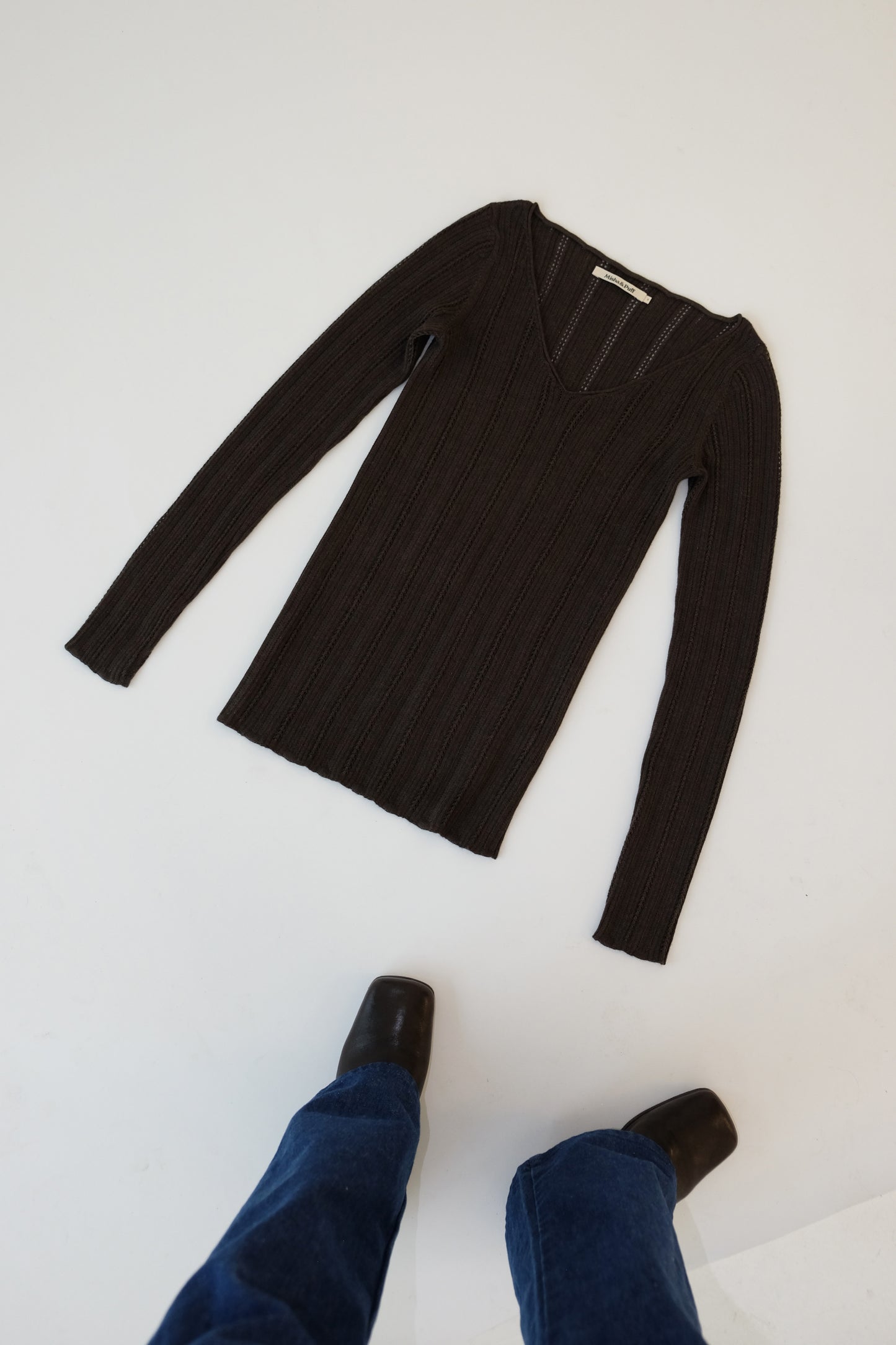 Fluted Lace Sinead Top