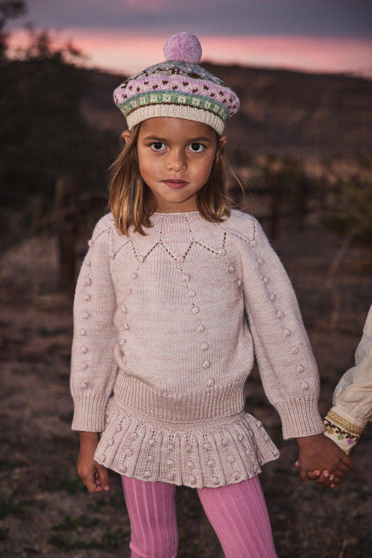 Linear Popcorn Sweater