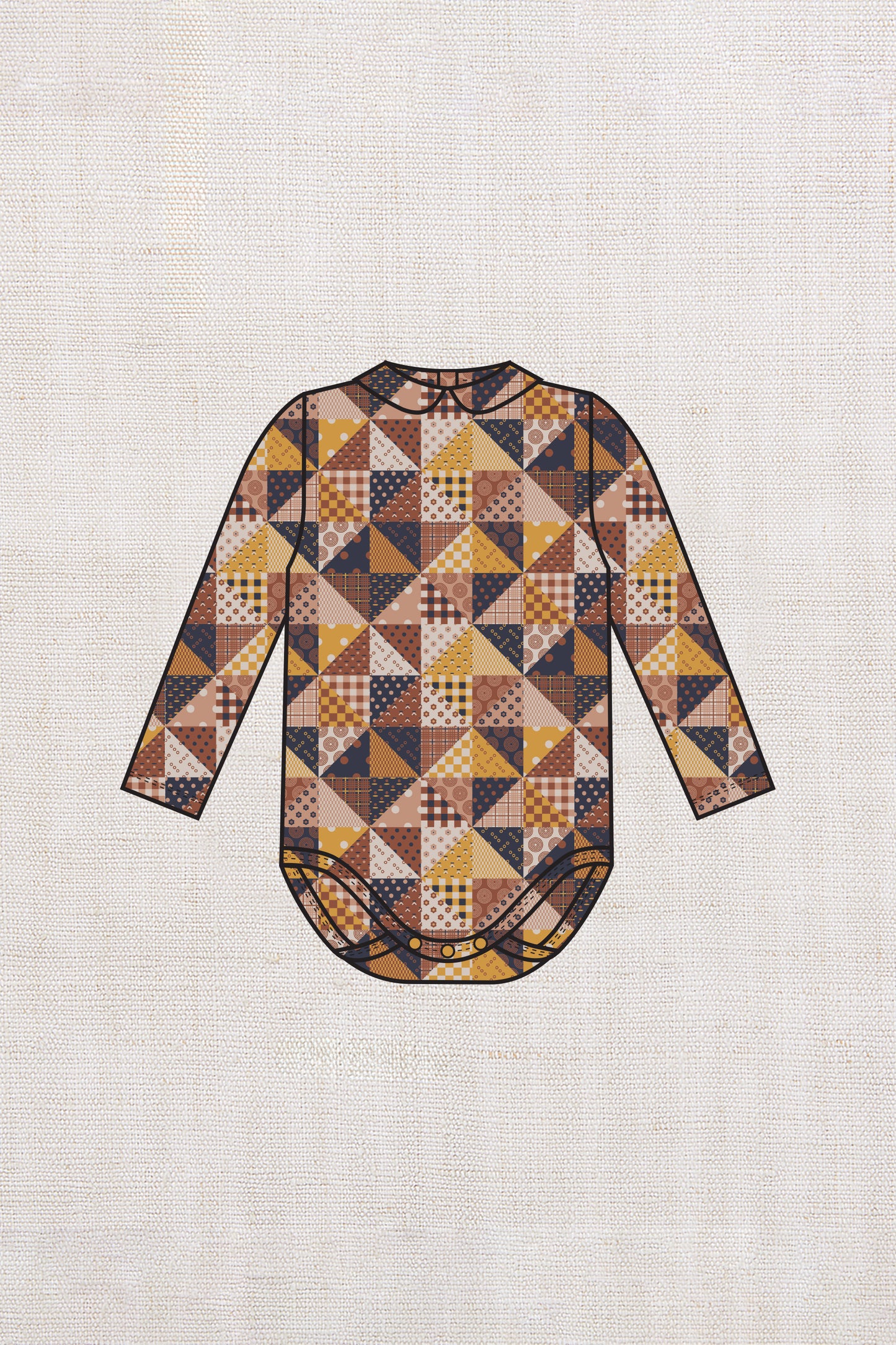 Baby Petit Collar Onesie