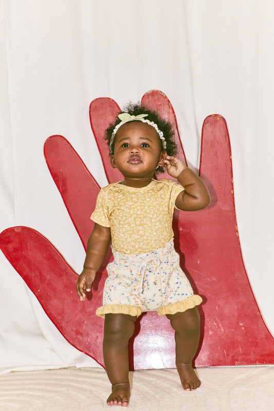 Baby Scallop Hem Short