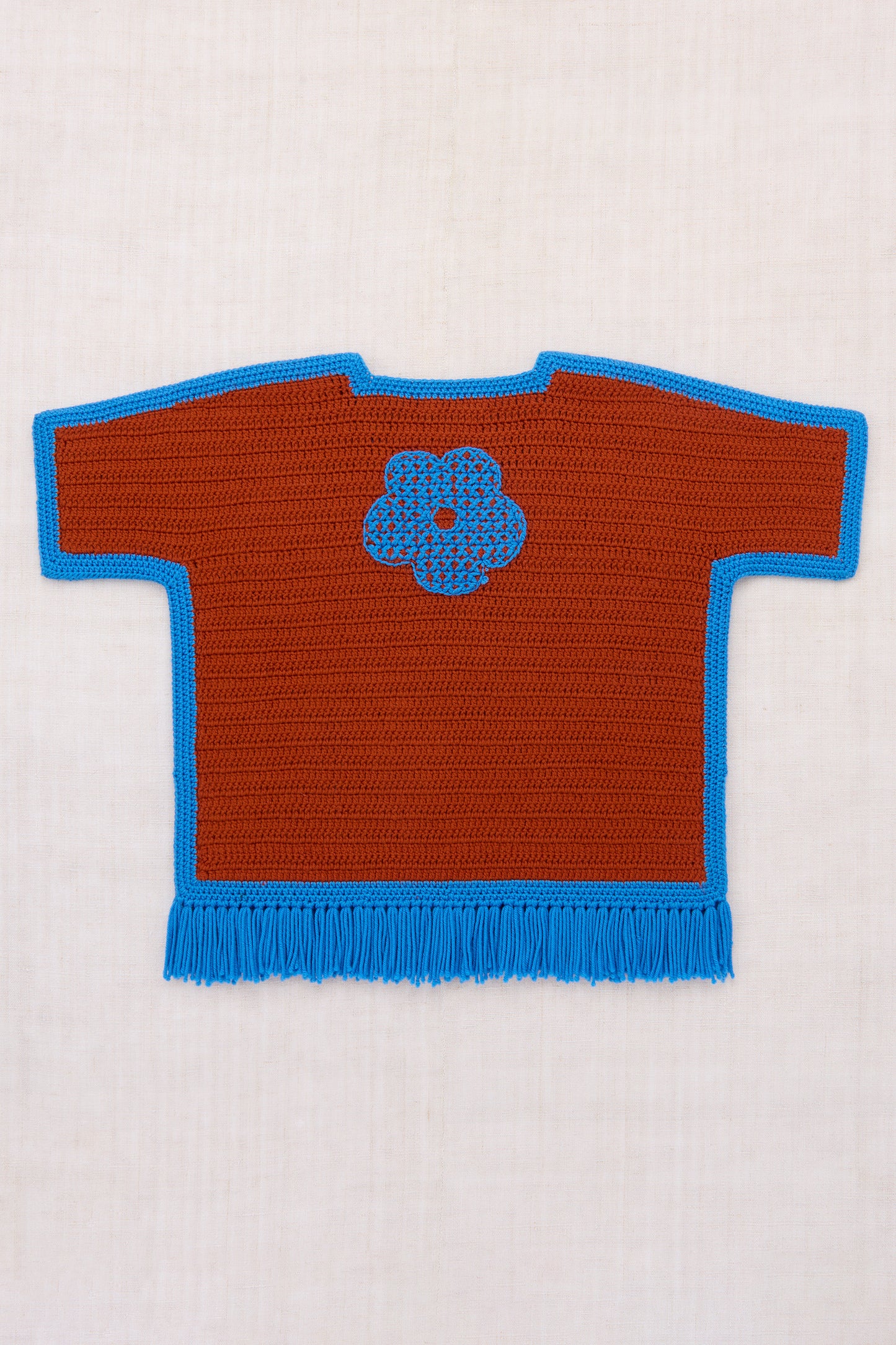 Blomma Crochet Fringe Poncho