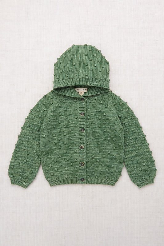 Hooded Popcorn Cardigan