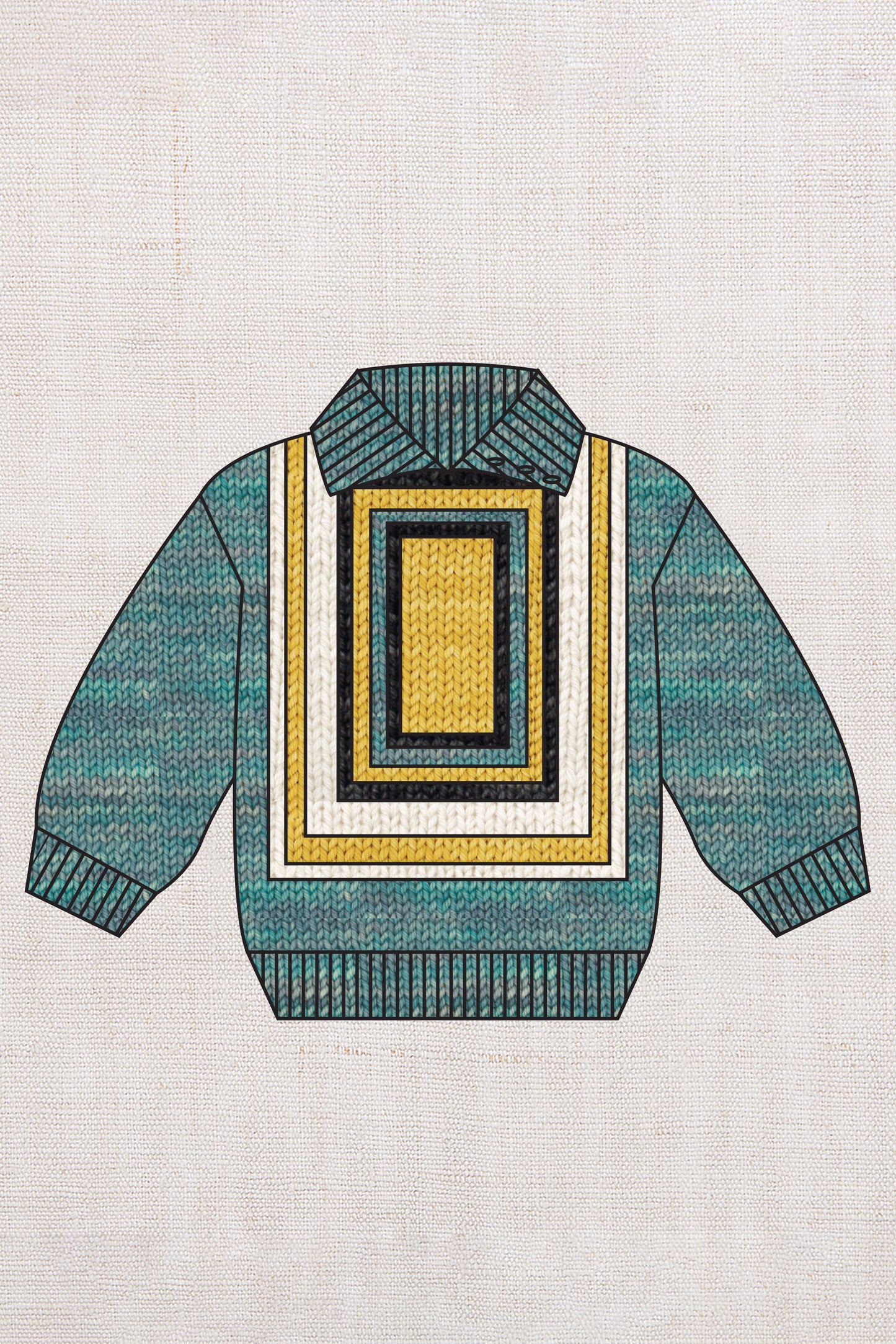 Log Cabin Sweater
