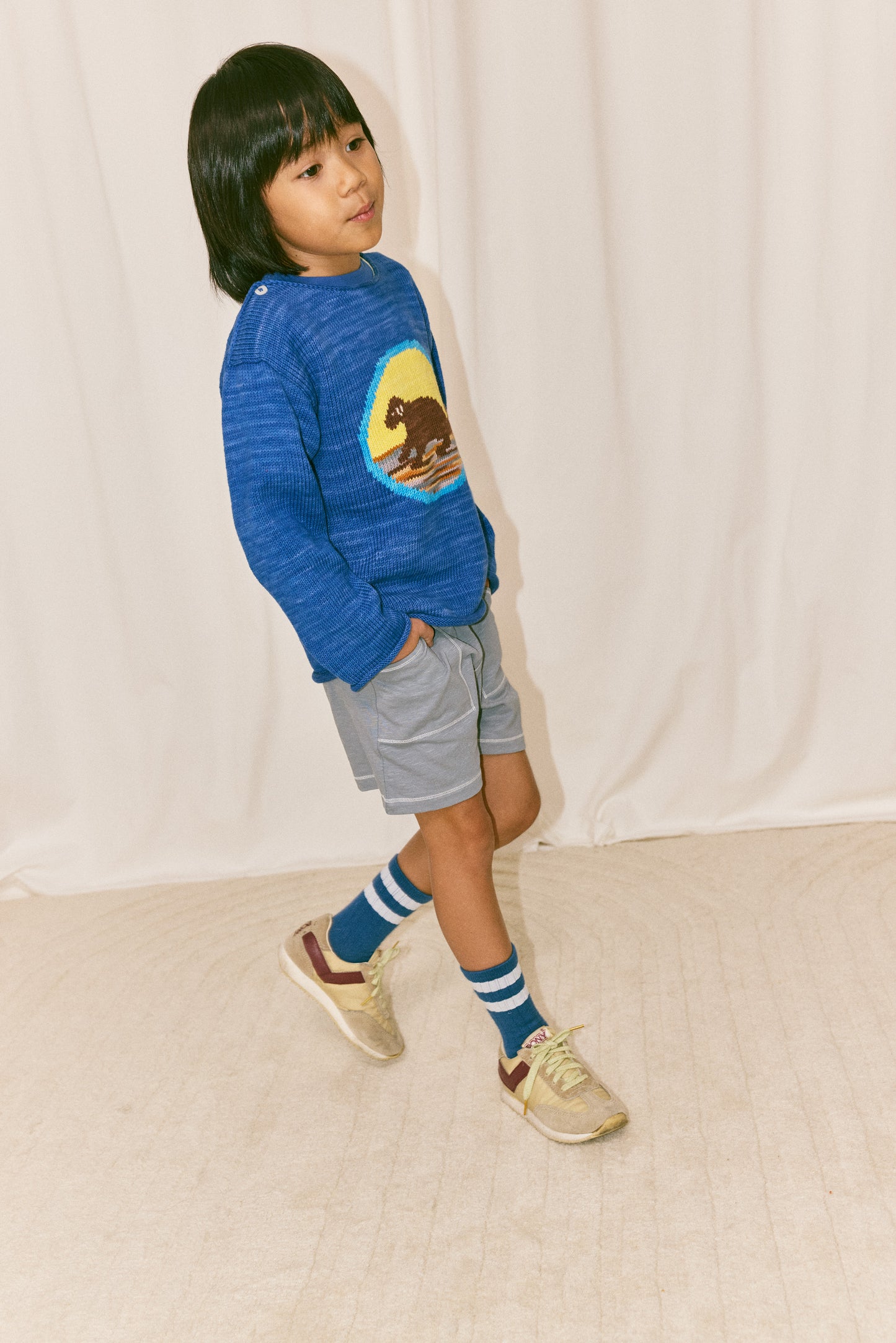 Dog Boatneck Sweater