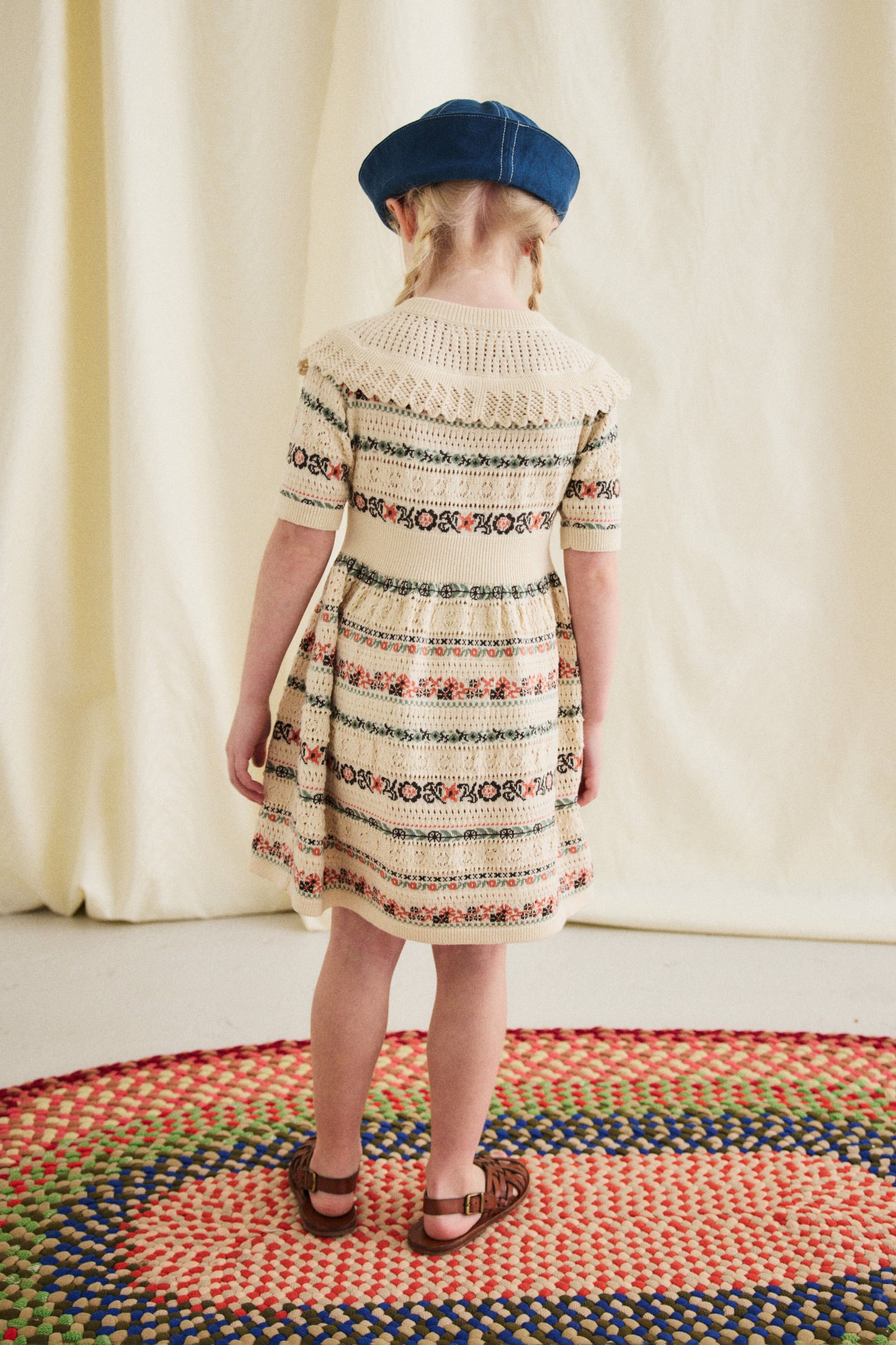 Eyelet Ribbon Nadia Dress