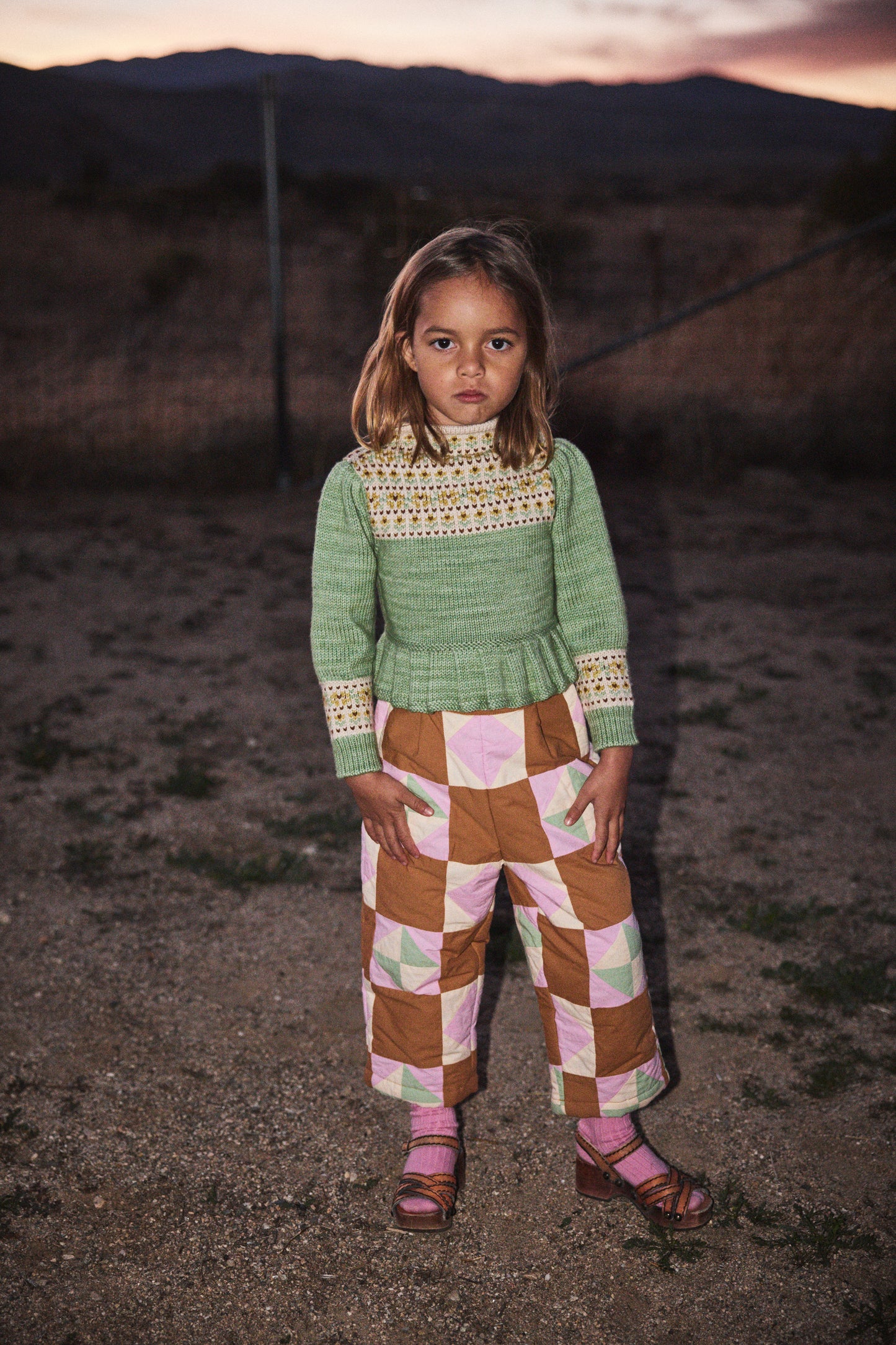 Tammy Quilted Patchwork Trousers