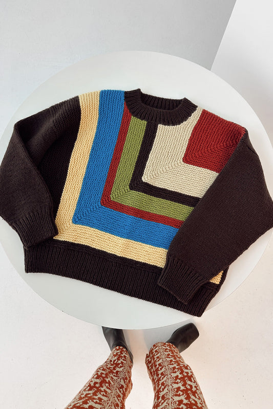 Mitered Square Sweater