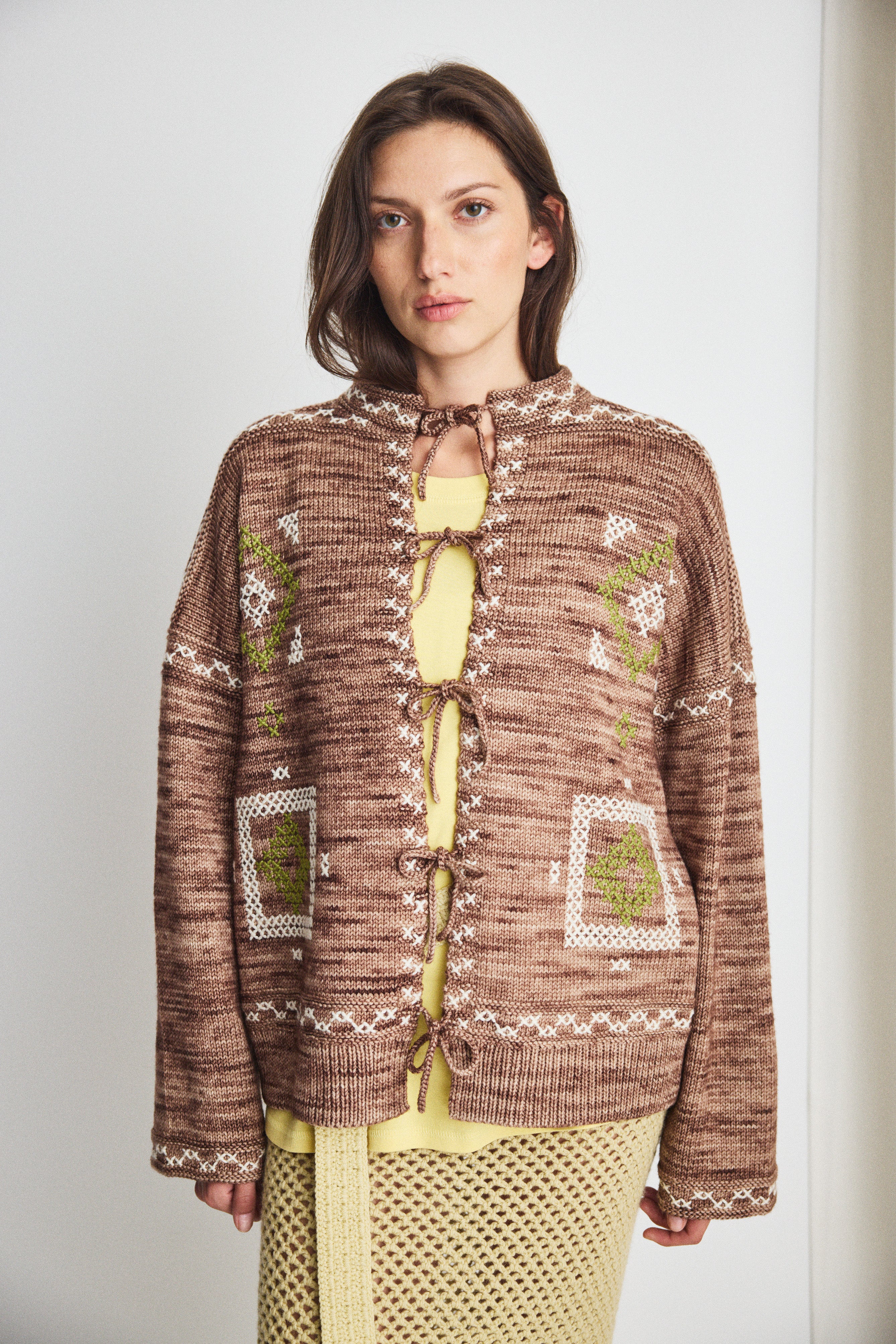 Cross Stitch Bjorn Cardigan – Misha & Puff