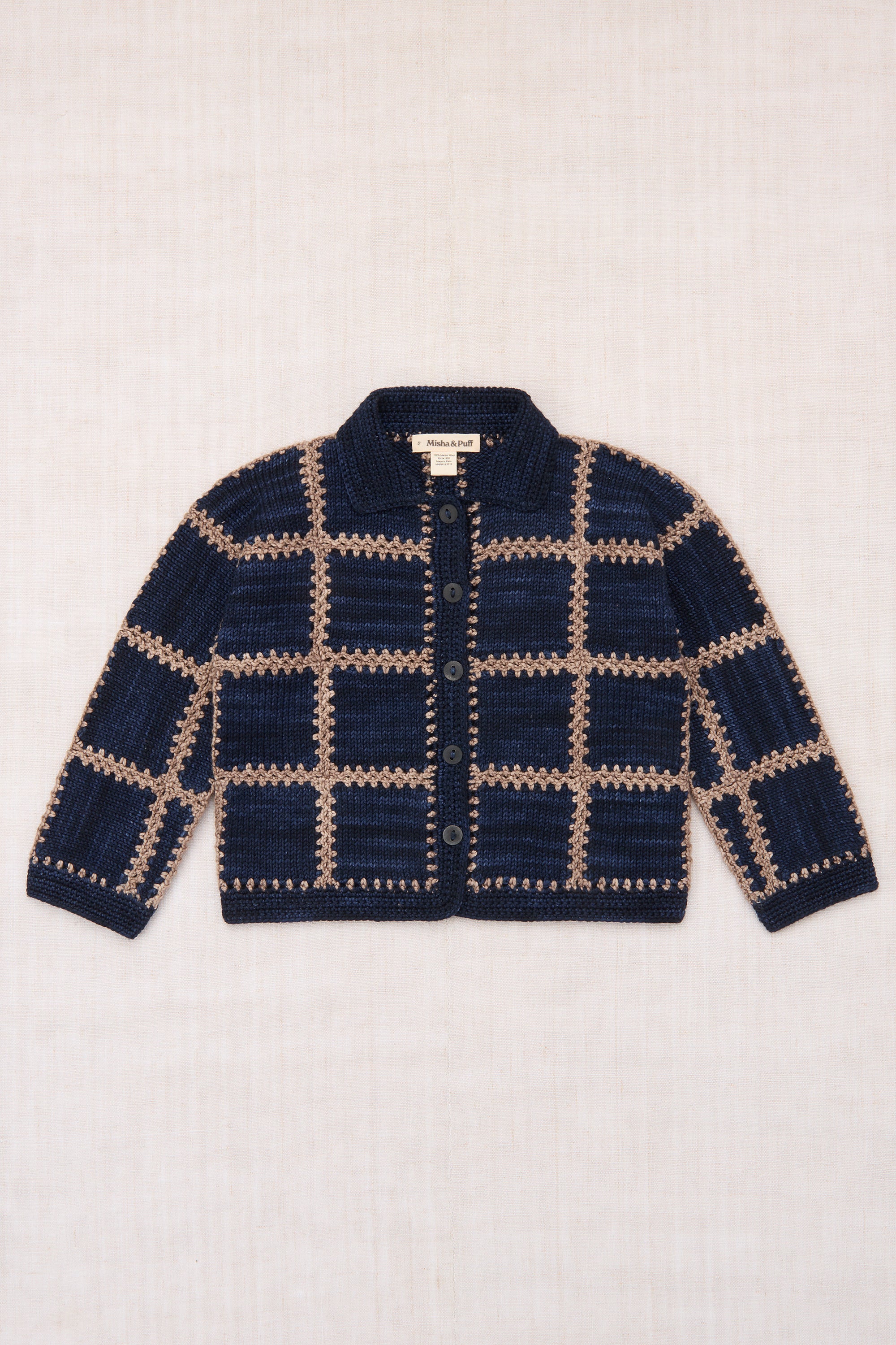 Ladder Square Cardigan – Misha & Puff