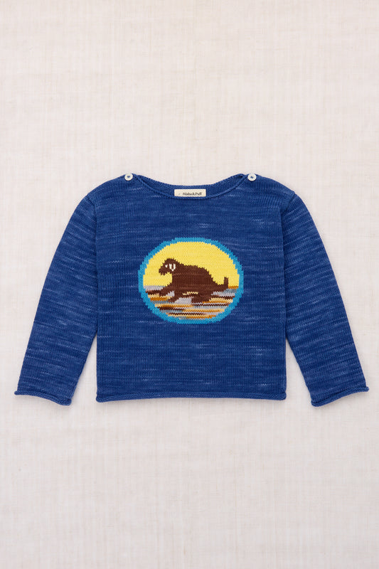 Dog Boatneck Sweater