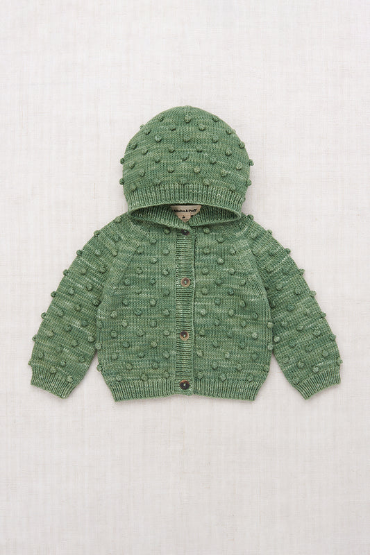 Baby Hooded Popcorn Cardigan