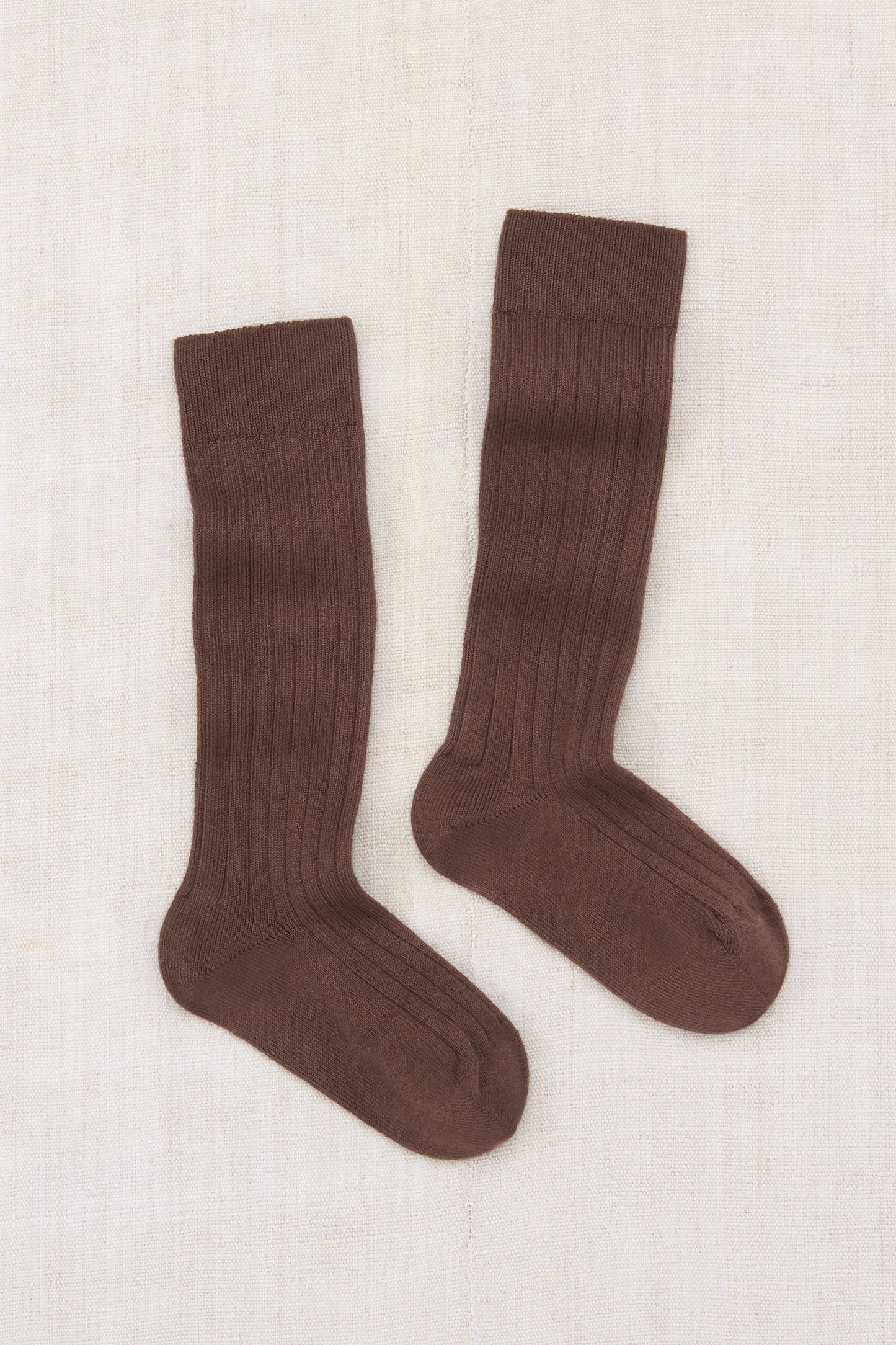 La Haute Ribbed Knee-high Socks