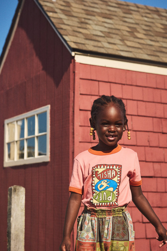 Groovy Paisley Ringer Tee