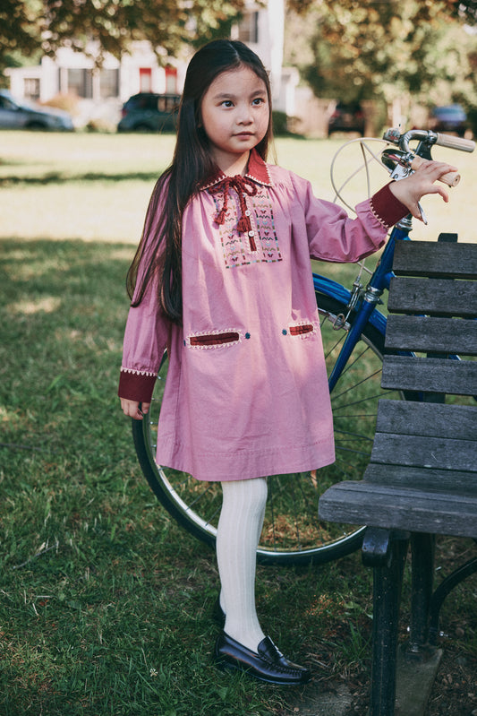 Anita Dress - Antique Rose