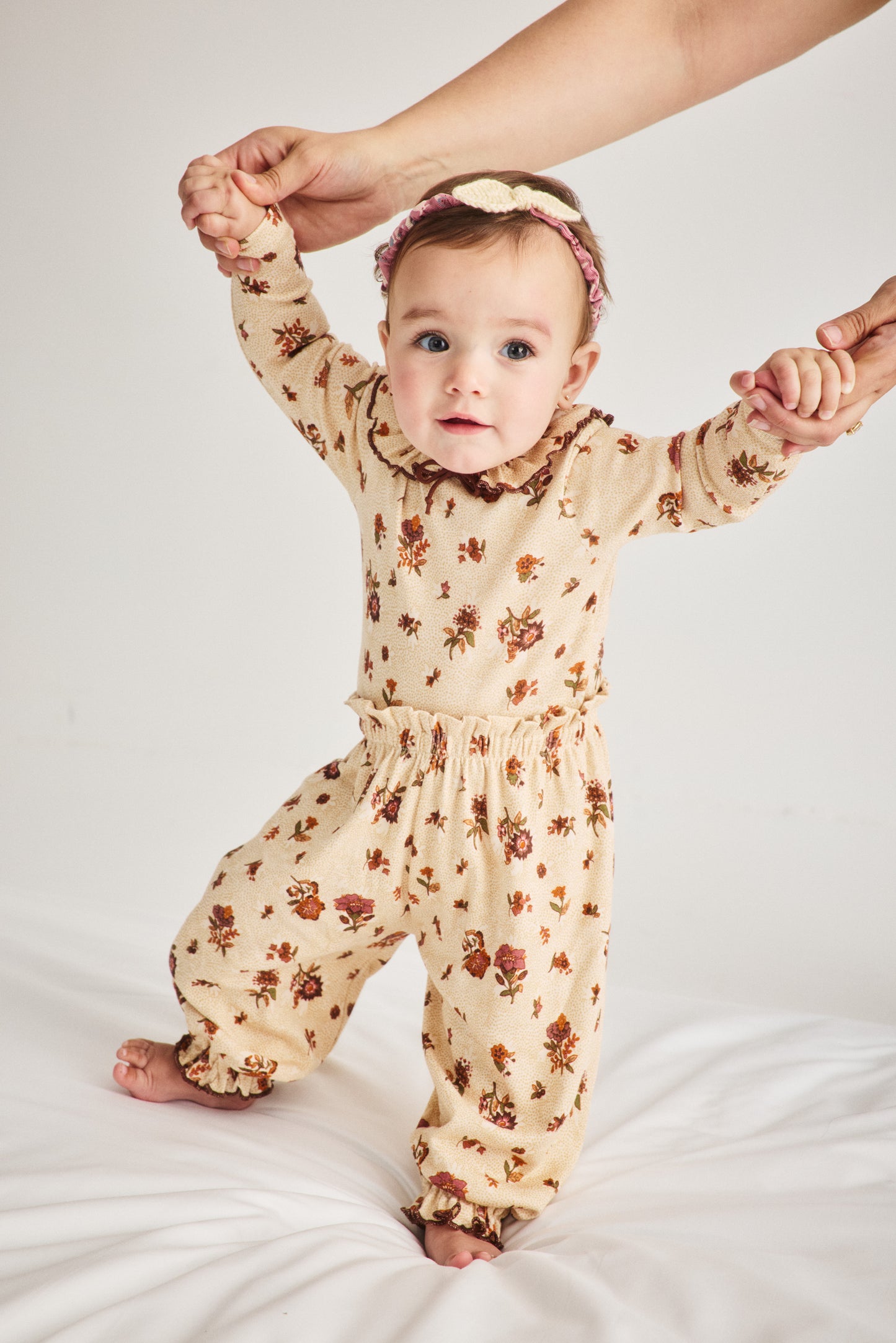 Baby Balloon Pant - String/Antique Rose Holyoke Floral