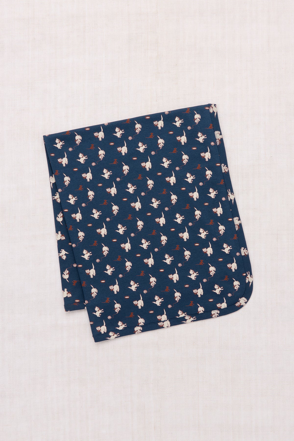 Baby Blanket - Moonlight Cat & Mouse