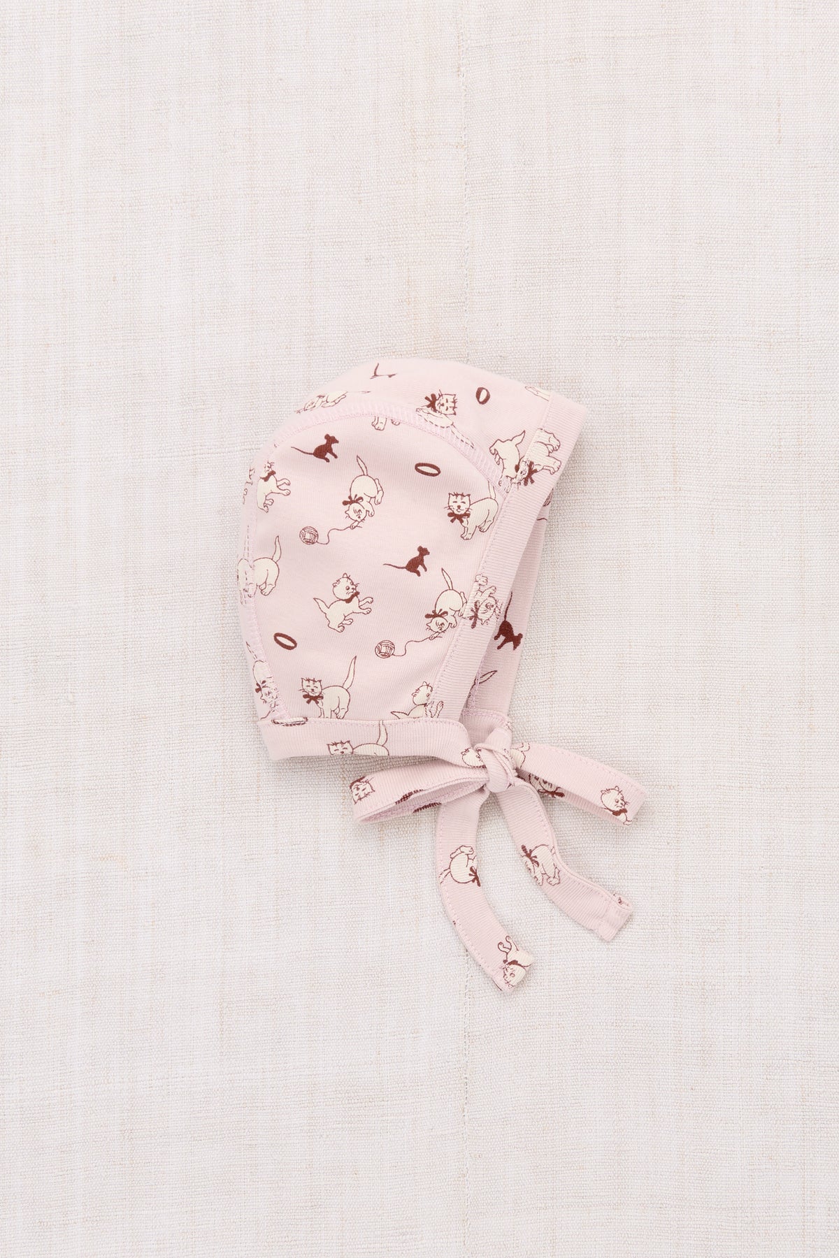 Baby Bonnet - Candyfloss Cat & Mouse