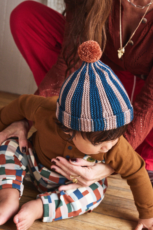 Baby Circus Garter Hat - Turtledove