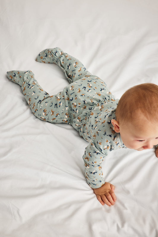 Baby Footed One-Piece - Onsen Circus