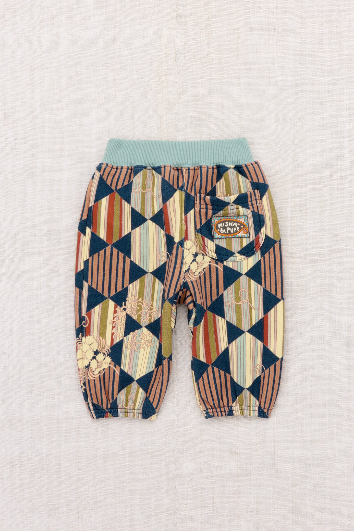 Baby Gymclass Jogger - Marine Blue Tessellation