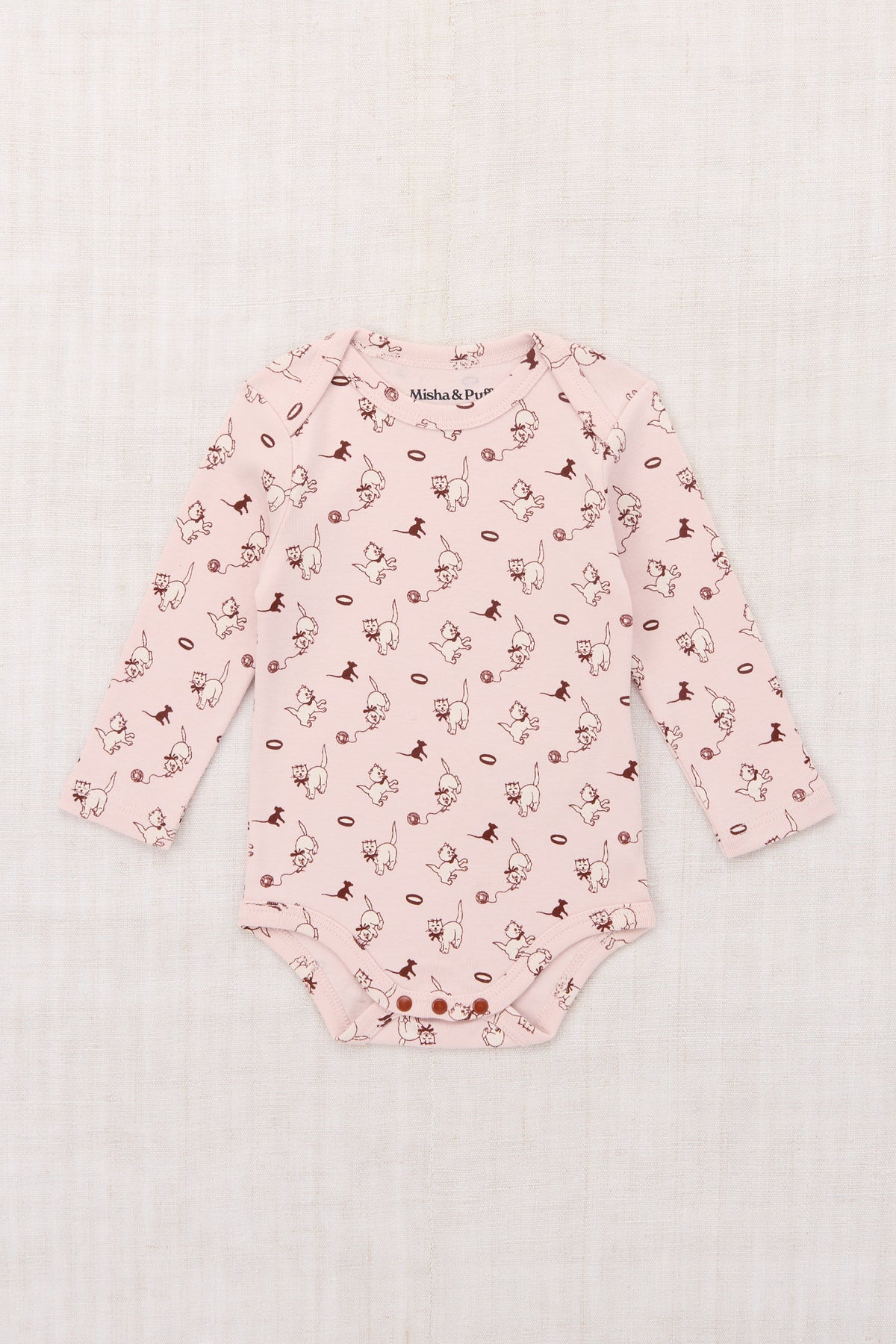 Baby Lap Onesie - Candyfloss Cat & Mouse