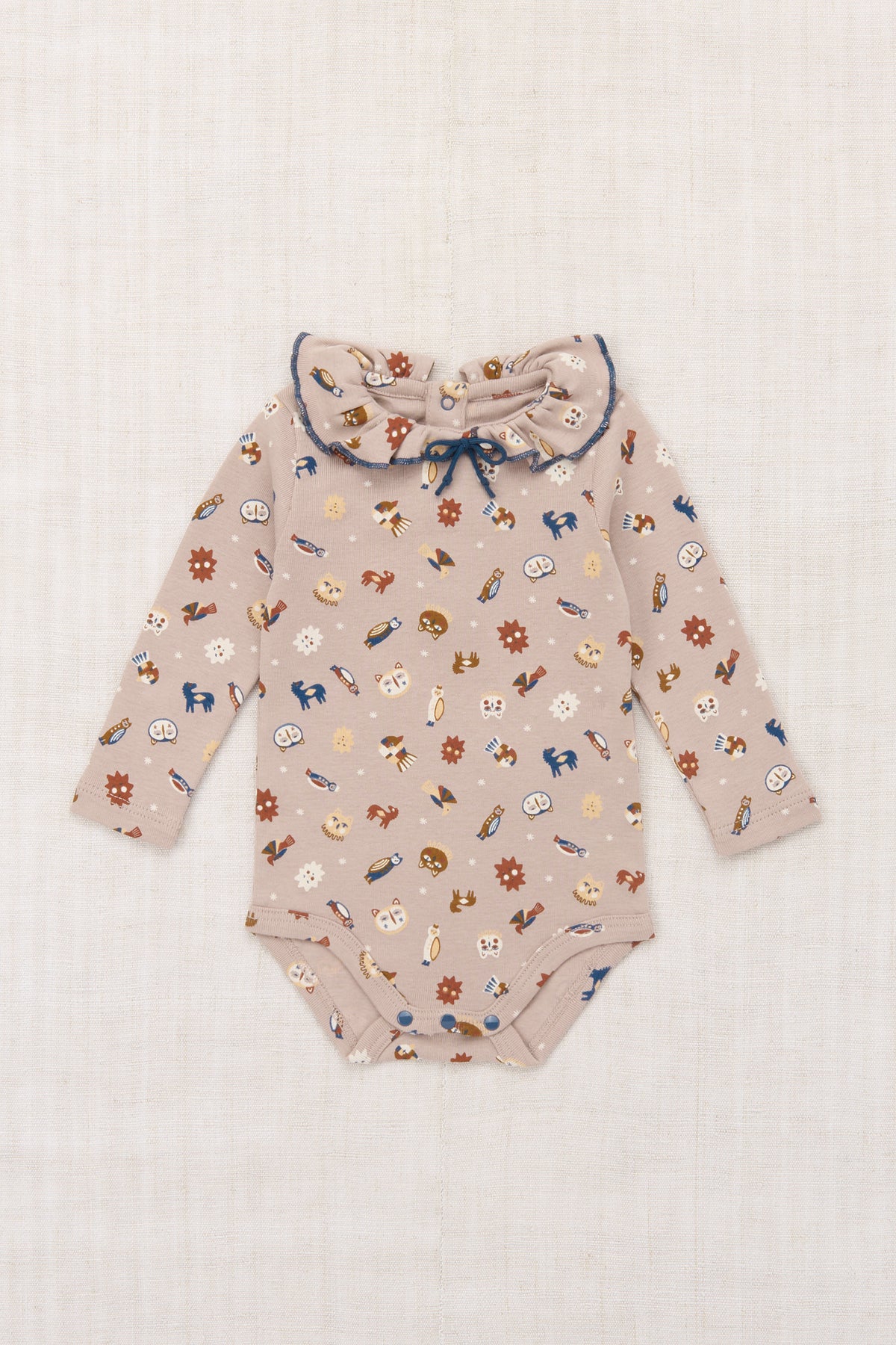 Baby Pattie Onesie - Turtledove Petite Forêt