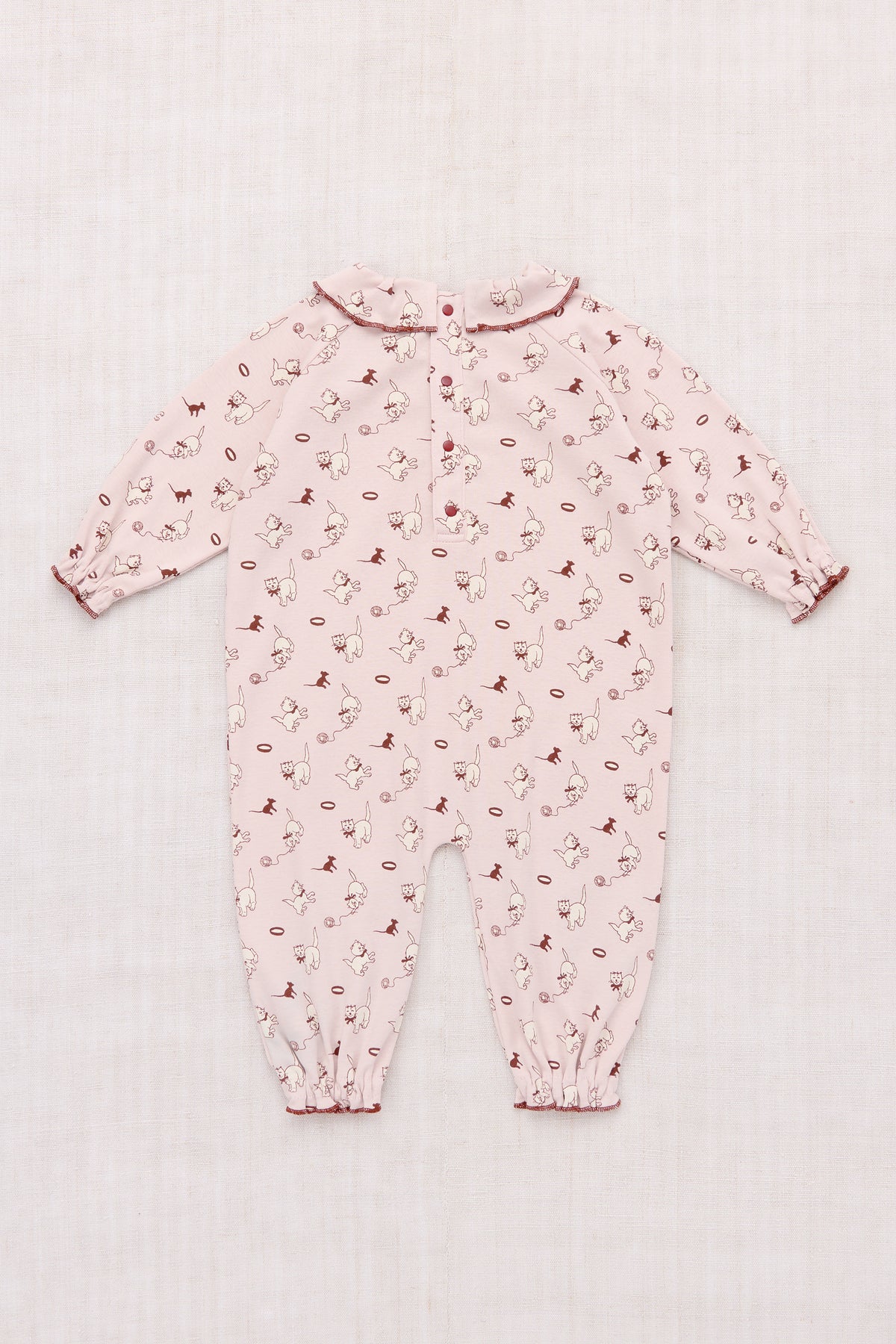 Baby Pierrot Onesie - Candyfloss Cat & Mouse