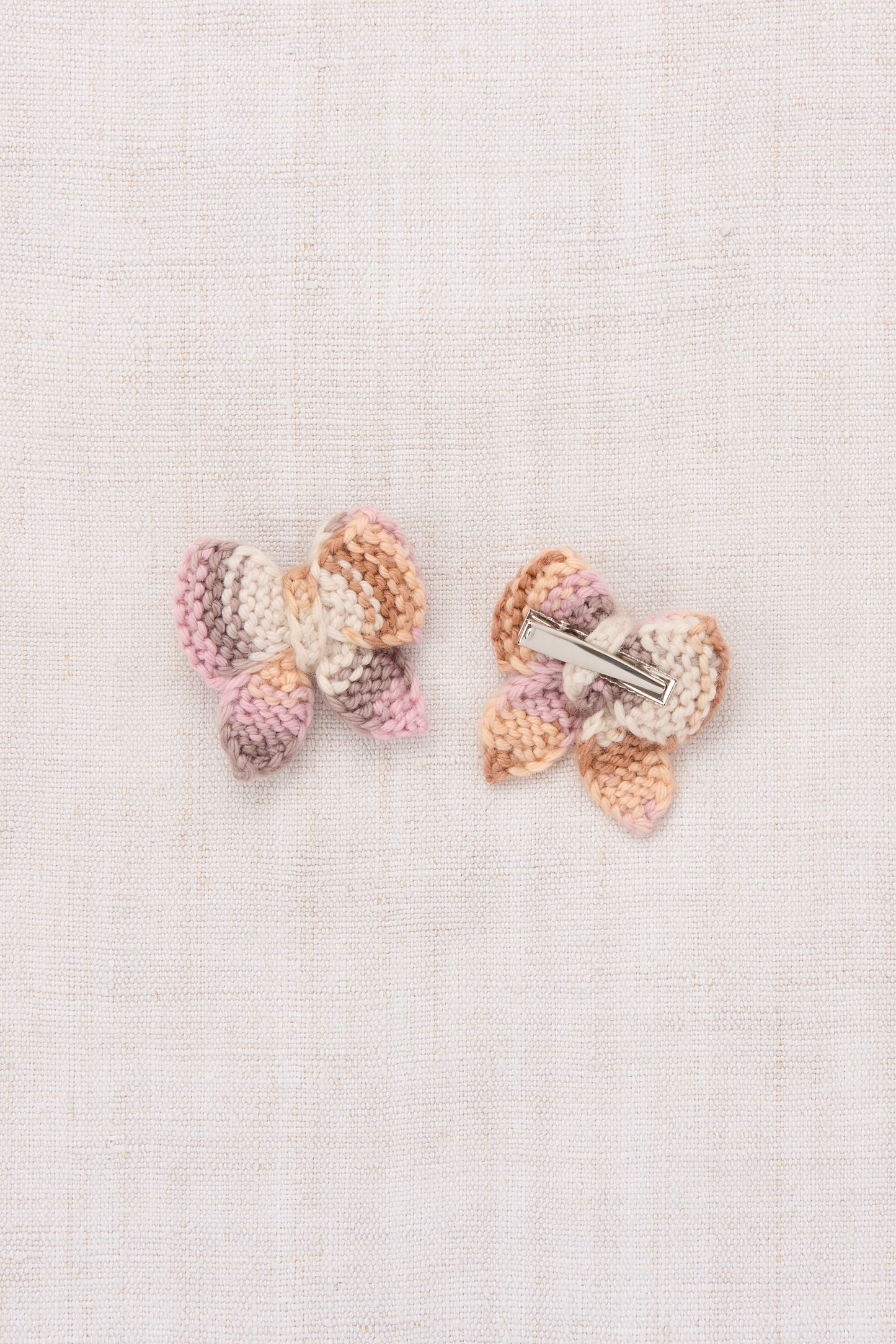 Baby Puff Bow Set - Mochi Space Dye