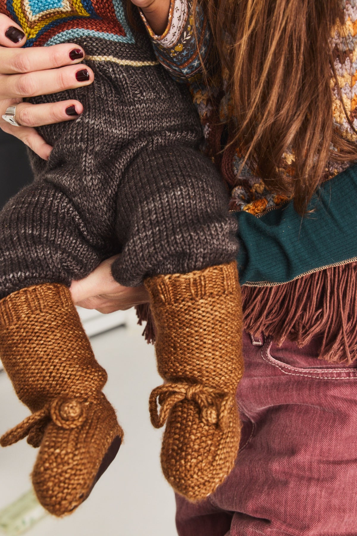 Baby Tall Day Hike Booties - Acorn