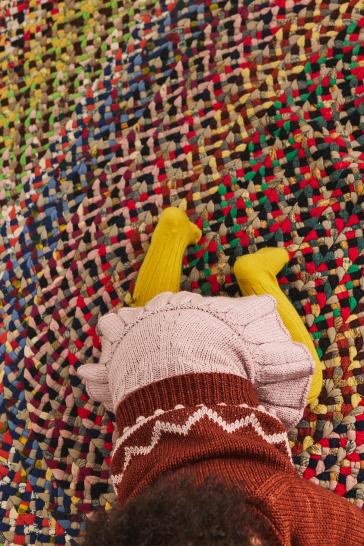 Baby Zig Zag Cardigan - Cedar