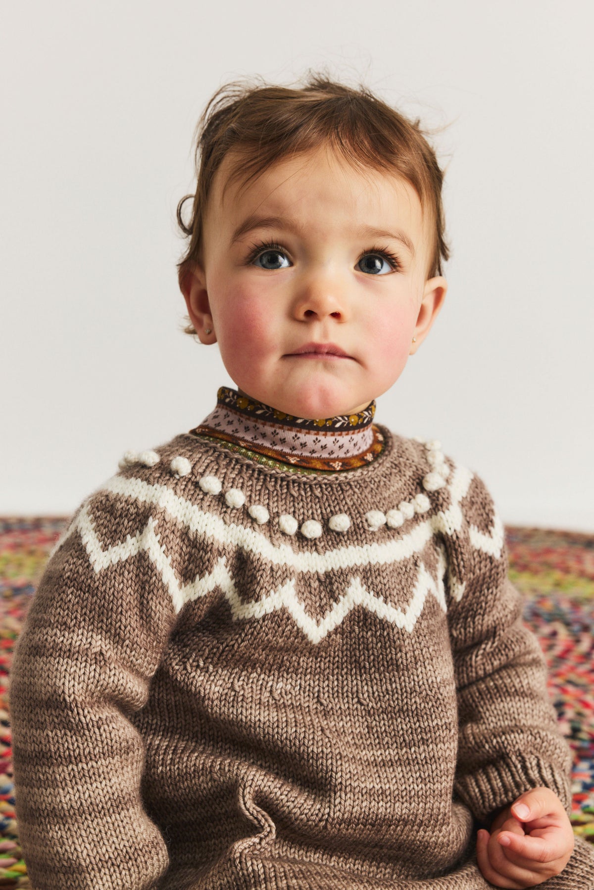 Baby Zig Zag Dress - Brut