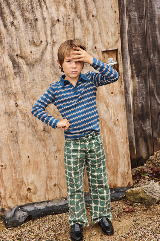 Canvas Slim Flared Pant - Bough Portico