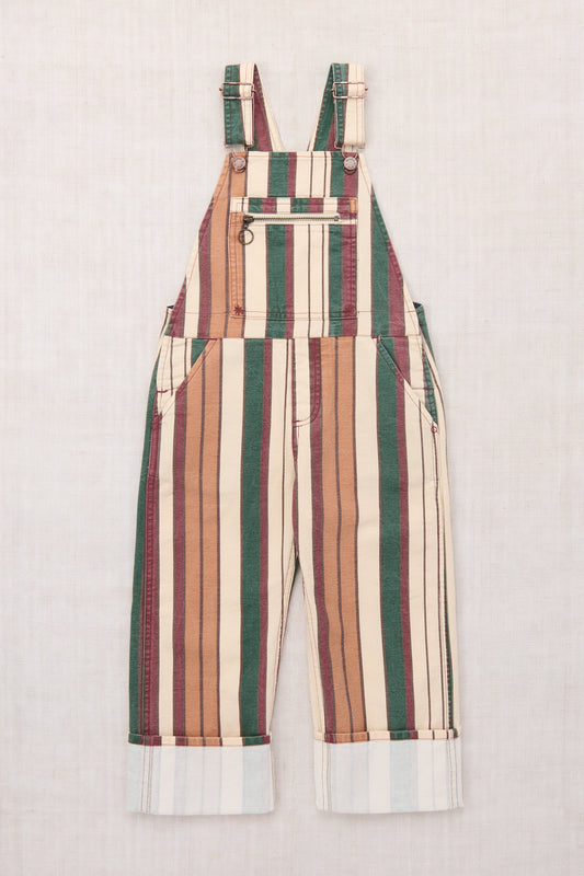 Canvas Zip Overall - String Afterschool Stripe