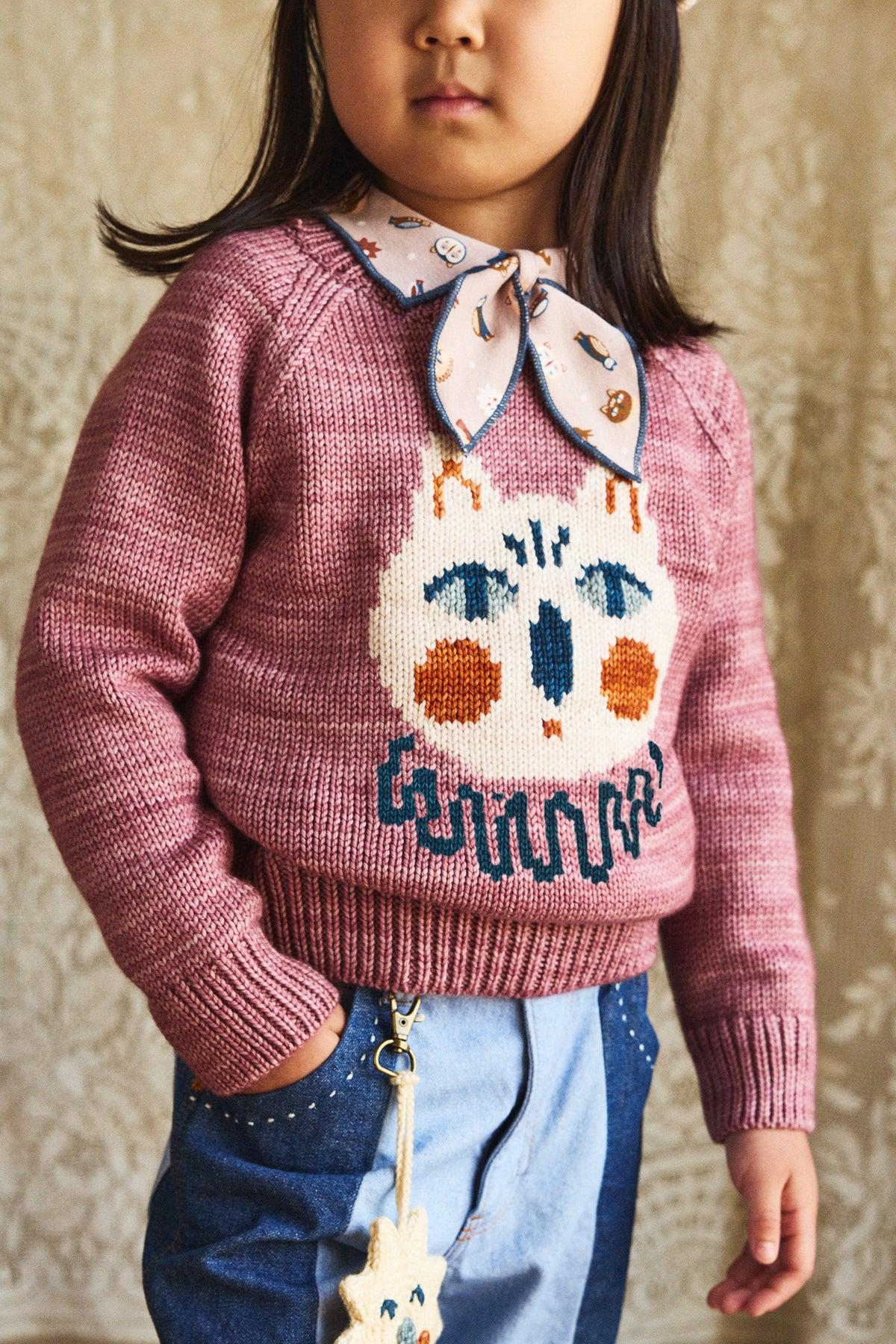 Chouette Sweater - Antique Rose