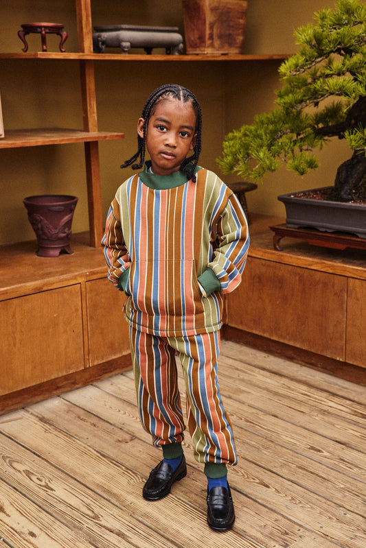 Court Jogger - Nutmeg Afterschool Stripe