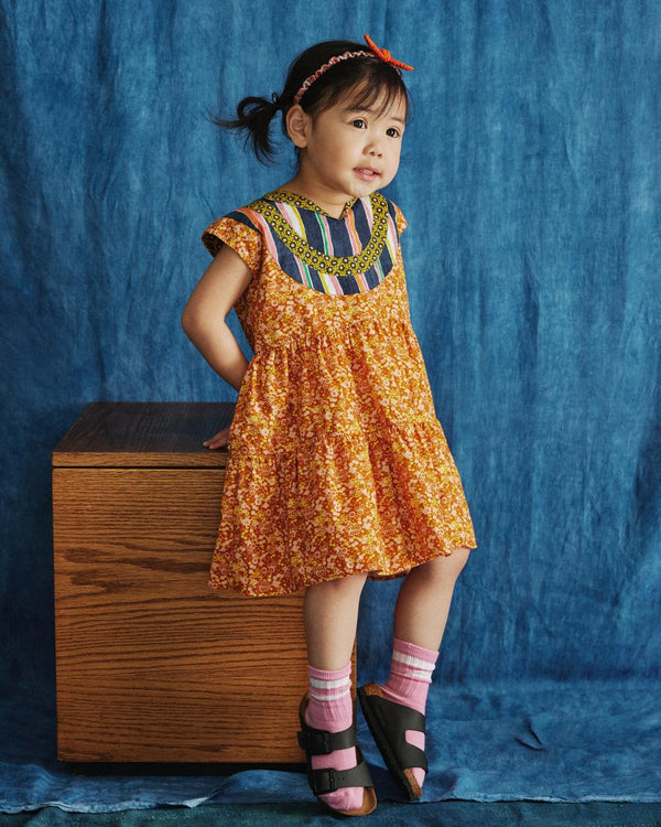 Kids Spring 24 Clothing Collection | Misha u0026 Puff Tagged child-ruthie-dress -gingerbread-tisbury-garden