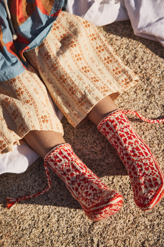 Pulka Slipper Sock