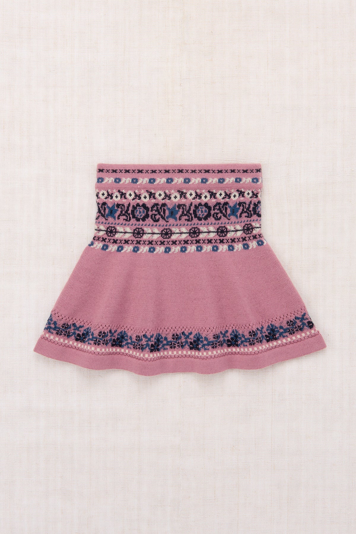 Fiona Skirt - Antique Rose Eyelet Ribbon