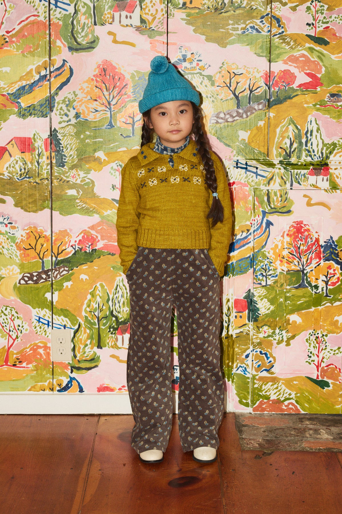 Garter Hat - Capri