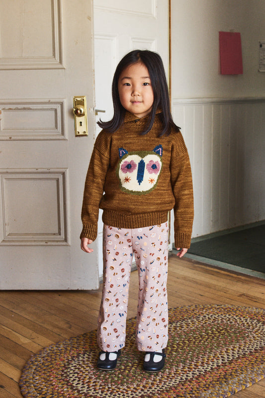 Hibou Bouton Sweater - Nutmeg