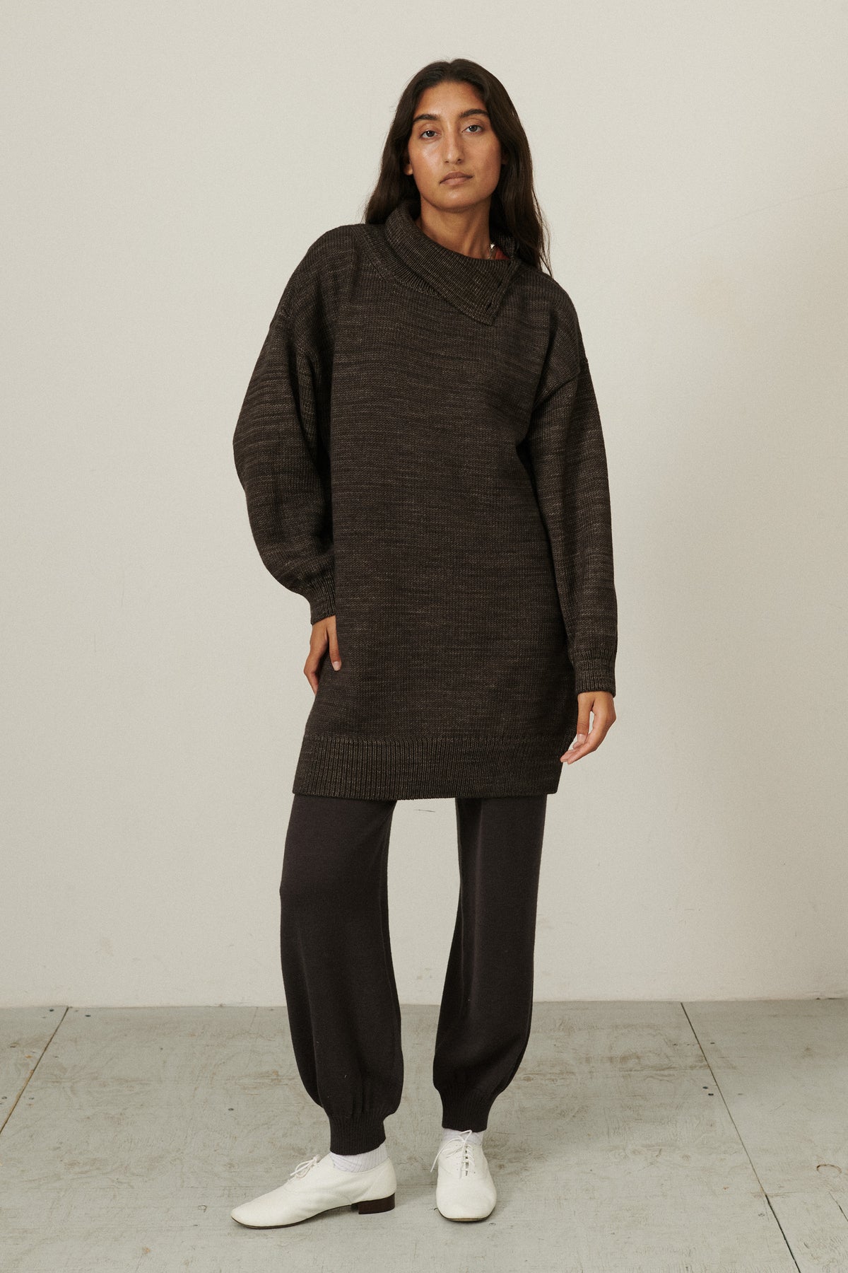 Hutton Dress - Bark