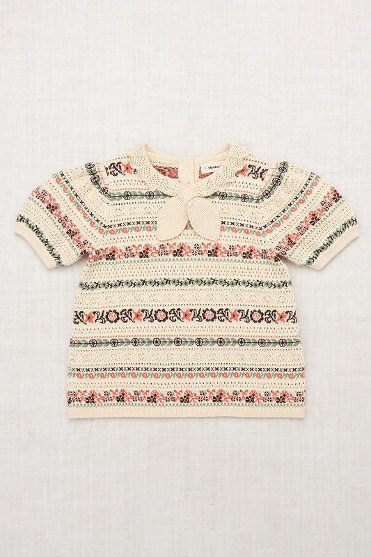 Eyelet Ribbon Katya Blouse