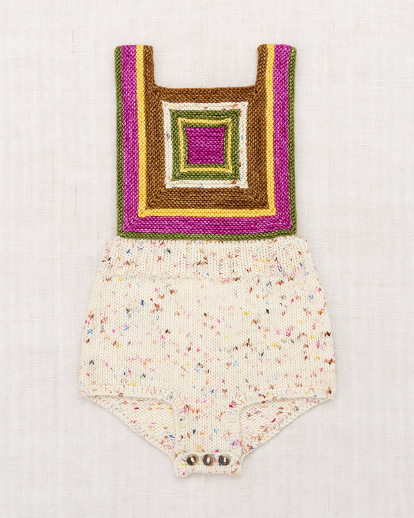 Log Cabin Romper - Misha & Puff